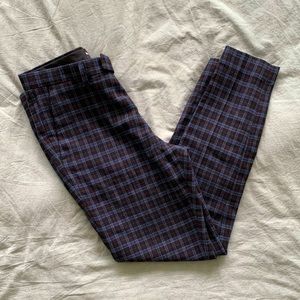 ASOS Plaid Tapered Trousers